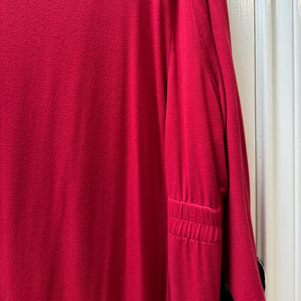 J. Jill Wearever Collection 2X Dress, Red - Picture 2 of 6